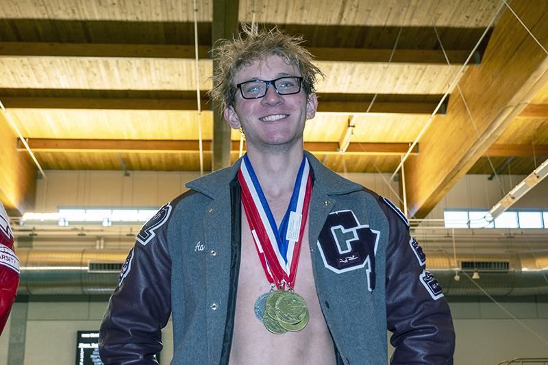 Cy-Fair High School senior Aaron Ervin qualified for the Academic All-District 17-6A Swimming and Diving team. 